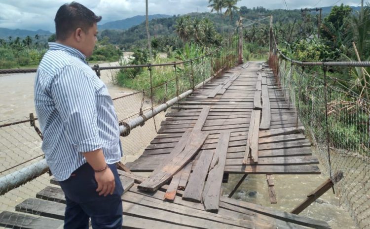  Irham Syururi Dorong Pemerintah Bangunan Jembatan Permanen