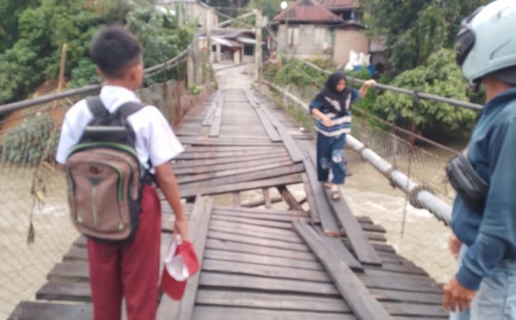  Panitia Pembebasan Lahan Jembatan Menuju Lima Desa Seberang Batang Gadis Kotanopan Terbentuk