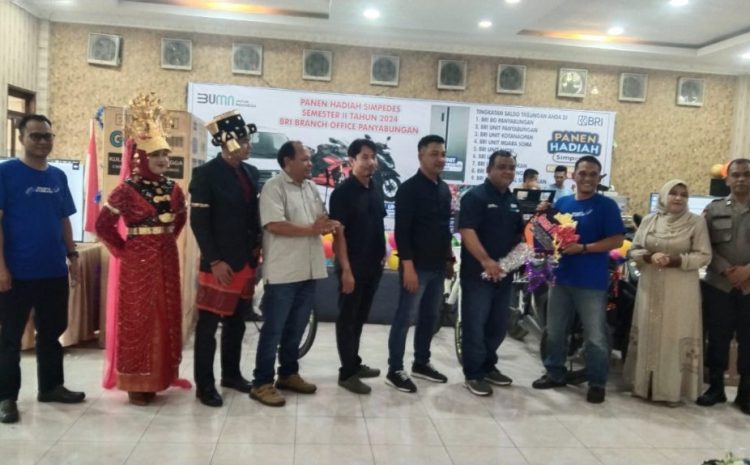  Panen Hadiah Simpedes,  BRI Panyabungan Bagikan Mobil dan Motor Kepada Nasabah