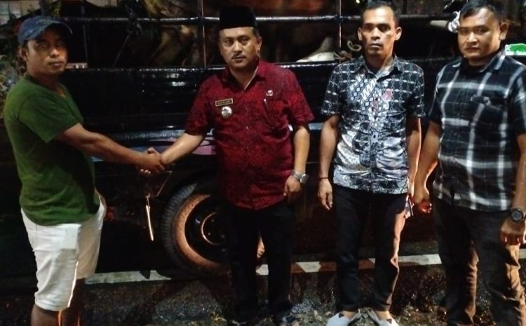  Camat Kotanopan Salurkan 5 Ekor Qurban Pemkab Madina