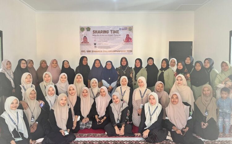 Mahasiswa KKL UIN  Syahada PSP Gelar  Kegiatan Sharing Time