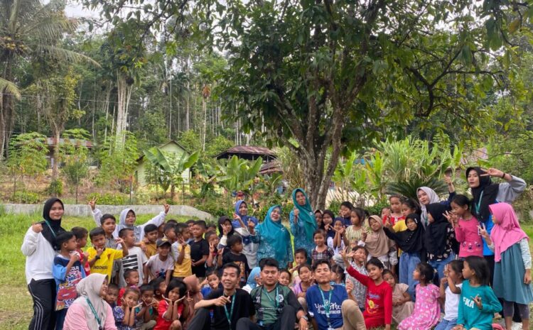 Mahasiswa KKN STAIN Madina  Dukung Program Witapermainur  di Kecamatan Tambangan