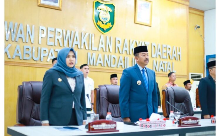 Bupati Madina Sampaikan Nota Pengantar LPJ APBD Tahun 2024