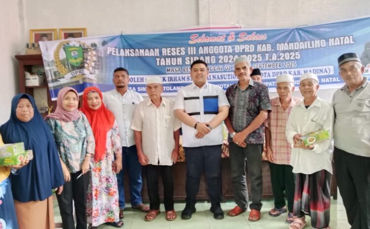 Irham Syururi Nasution Jemput Aspirasi Warga Simpang Tolang Julu