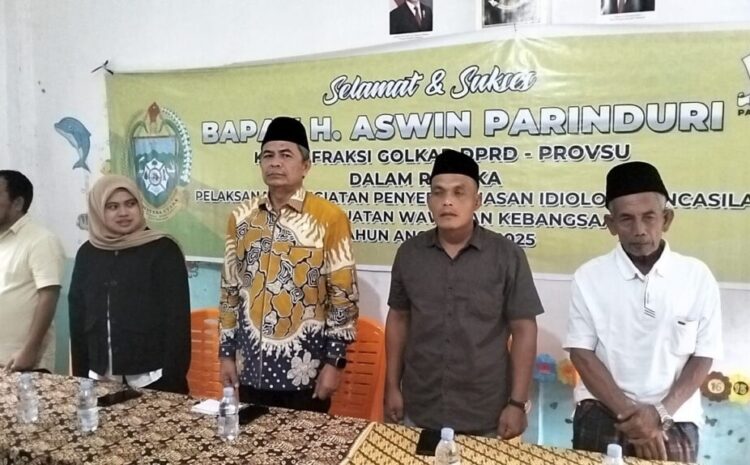 Aswin Parinduri Sosialisasikan Perda Kepemudaan Dan Narkotika Di Desa Tolang