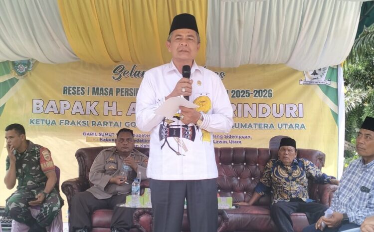 Aswin Parinduri  Serap Aspirasi Warga Lancat Sekitarnya