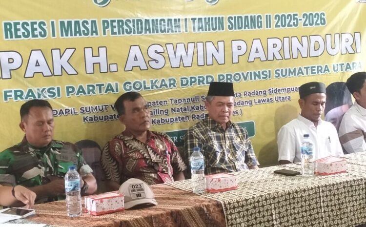 Aswin Parinduri Reses di Muara Parlampungan