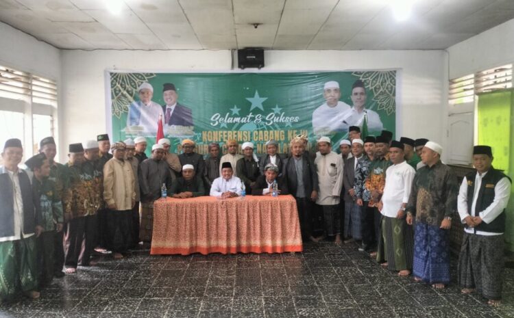 Ketua PWNU Sumut Disambut Ketua PC NU Madina di Musthafawiyah Purba Baru