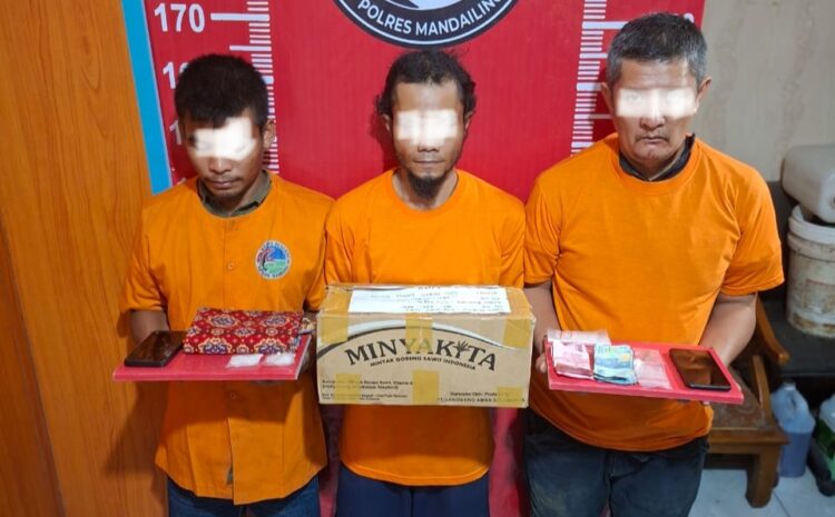 Warga Hutapungkut dan Tolang Jadi Kurir dan Pengedar Sabu