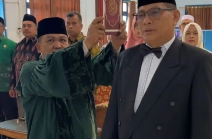 Ahmad Zainul Khobir Dilantik Menjadi Kakan Kementerian Haji dan Umrah Mandailing Natal