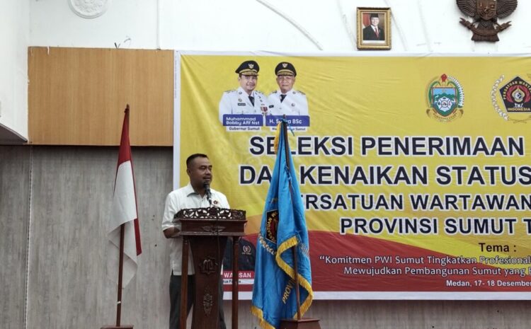Farianda Putra  Sinik Sebut Anggota PWI Harus Profesional, Beradab dan Beretika