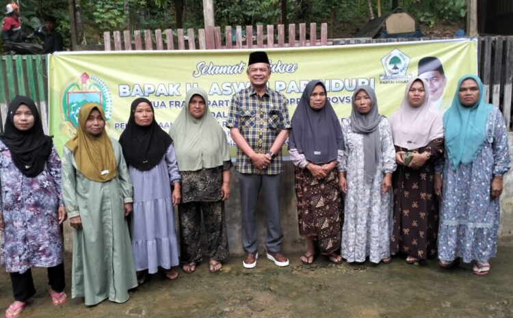 Aswin Parinduri Gelar Kegiatan Wasbang di  Desa Partomuan.