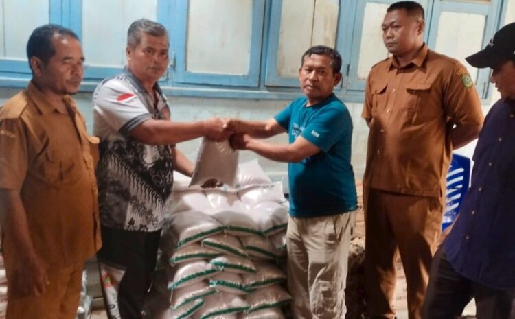 Guru – Guru di Kotanopan Salurkan Bantuan Ke Warga Batahan