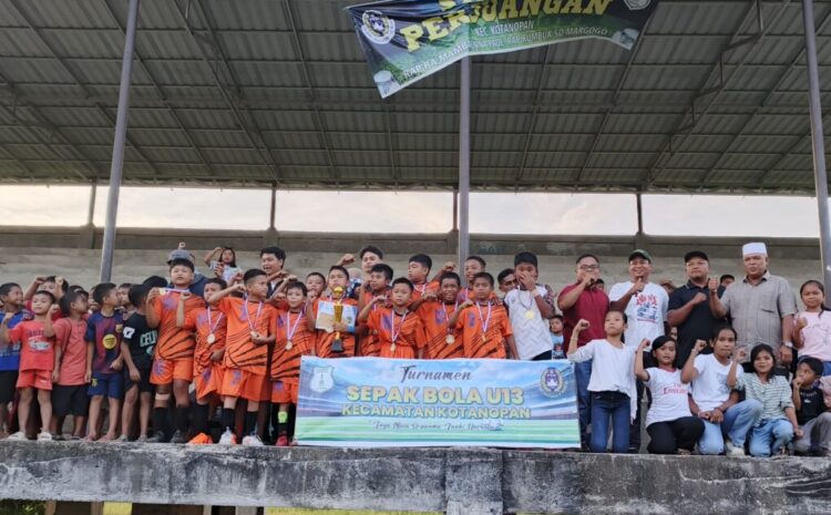  Tim  Singangir FC Juarai Turnamen PSKK Cup U-13 Kotanopan 2026