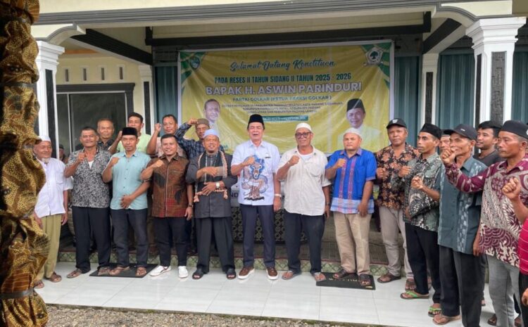 Warga Manisak Menaruh Harapan  Besar Kepada Aswin Parinduri Perjuangkan Pembangunan Jembatan di Ranto Nalinjang