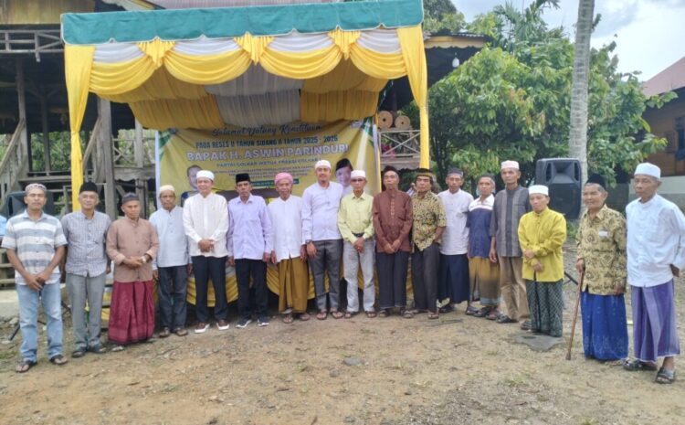 Reses di Manambin, Aswin Parinduri Sebut  Desa Fondasi Utama Pembangunan Daerah dan Propinsi 