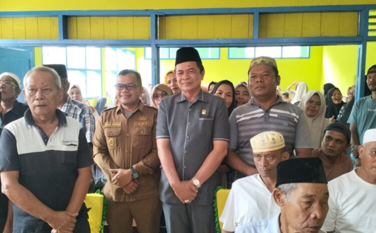 Normalisasi Aek Mata Mencuat Dalam Reses Aswin  Parinduri di Kayu Jati.