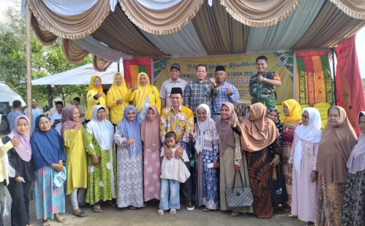 Aswin Parinduri Reses di Rumbio, Warga Usulkan Normalisasi Sungai Batang Gadis.