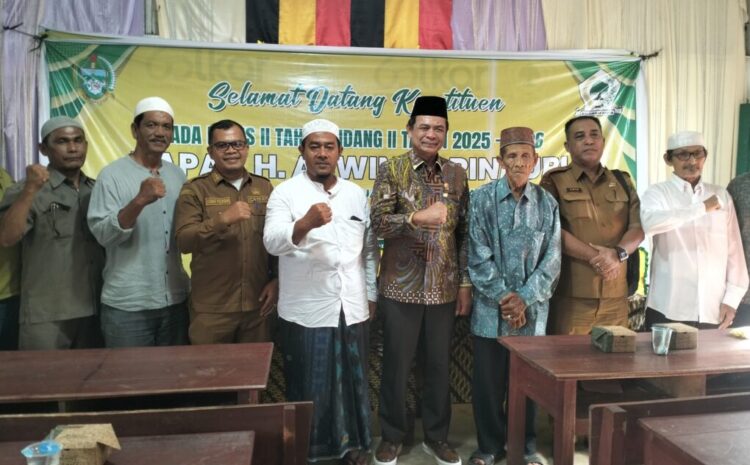 Aswin Parinduri Jemput Aspirasi Warga Kelurahan Sipolupolu