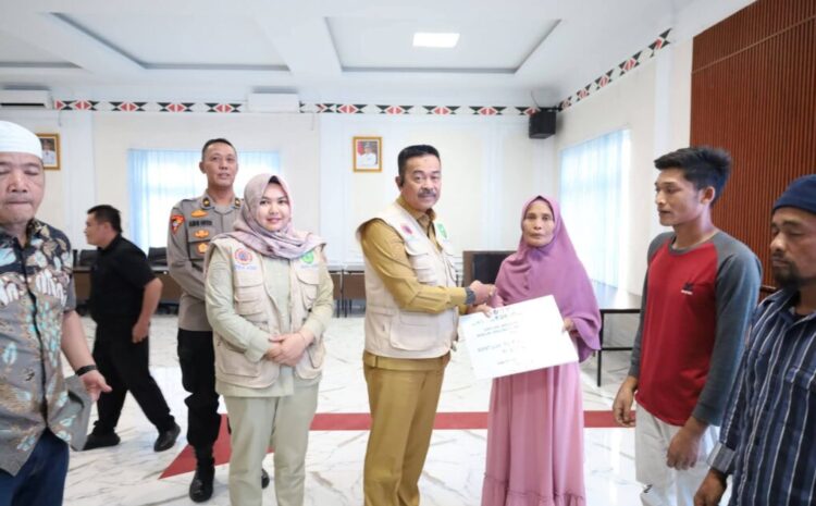 Madina Dapat 3,27 Miliar Bantuan Rumah Terdampak Bencana Tahap II