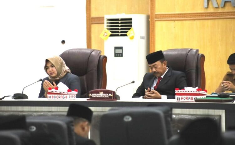  Di Paripurna HUT ke-27 Madina, Bupati Paparkan Sejumlah Pencapaian