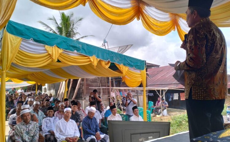 Anggota DPRD Sumut Aswin Parinduri Sosialisasikan Wasbang di Desa Bangkelang