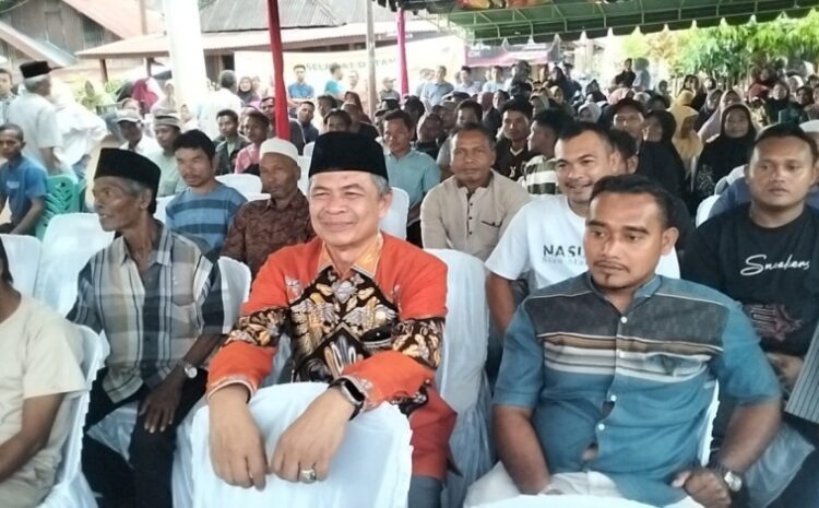 Ratusan Warga Hadiri Sosialisasi  Penguatan Koperasi  dan UKM yang Digelar  Anggota DPRD Sumut H. Aswin Parinduri