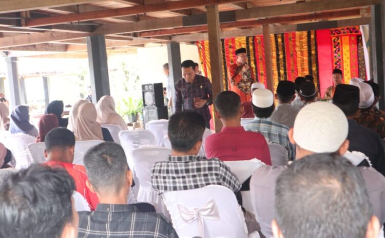  Aswin Parinduri Sosialisasikan Ideologi Pancasila dan Wasbang di Kelurahan Kayu Jati