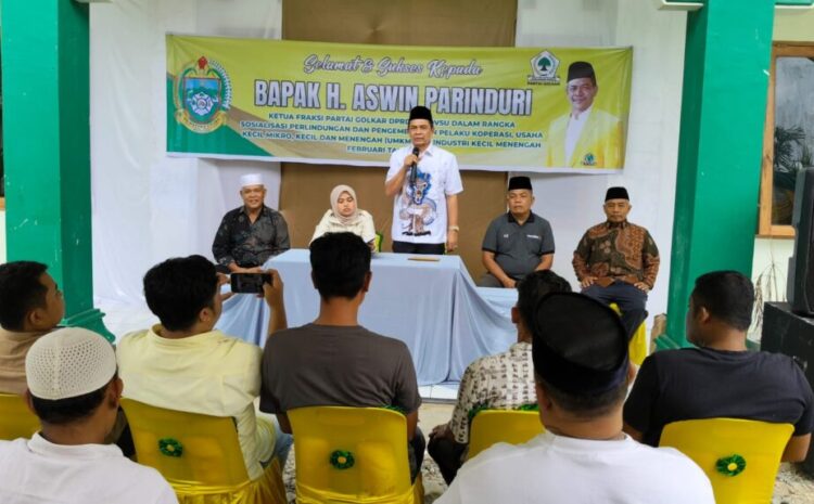 Aswin Parinduri : Koperasi dan UMKM Seharusnya Menjadi Ujung Tombak  Ekonomi