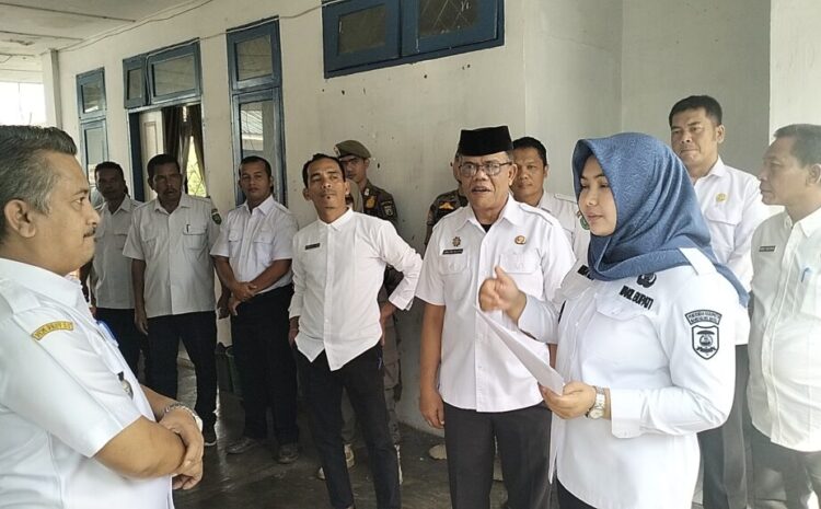 Wakil Bupati Sidak Ke Puskesmas dan Kantor Camat di Mandailing Julu