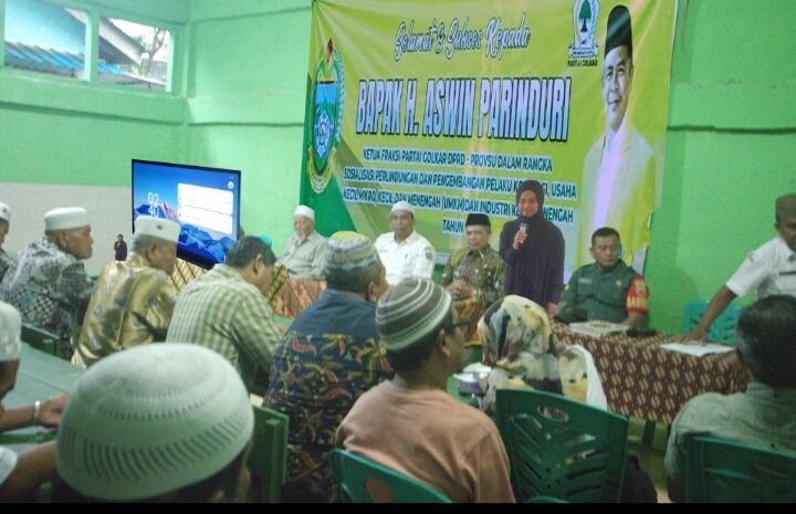 Aswin Parinduri Gelar Sosialisasi Perda Pemberdayaan Koperasi dan UMKM di Manisak