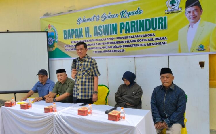 Aswin Parinduri Sebut Koperasi dan UMKM  Kekuatan Ekonomi Rakyat