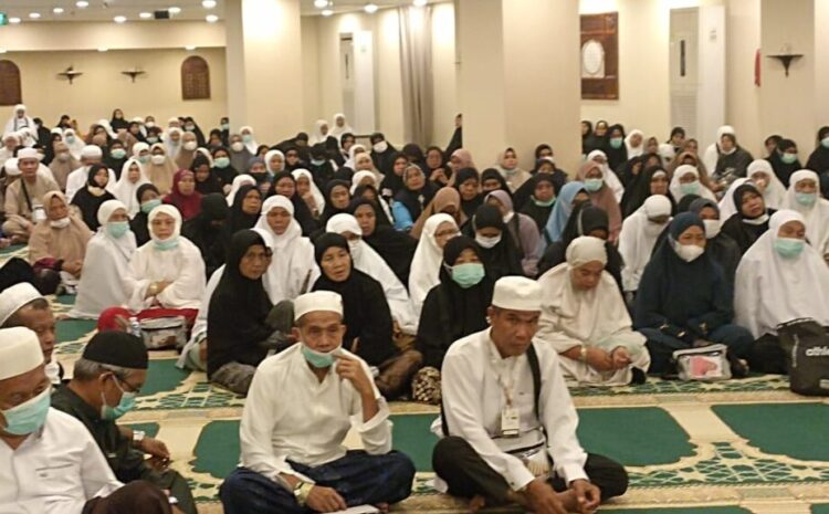  Jelang Armuzna, Jemaah Haji kloter 6 Asal Madina Dapat Pembinaan.