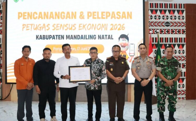  Ini Pesan Bupati  Madina Saat Pelepasan Petugas Sensus Ekonomi 2026