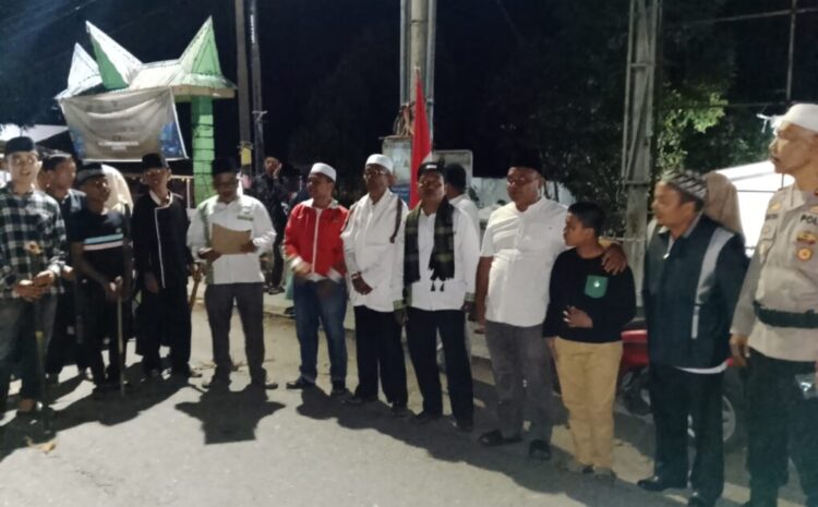Semarak Pawai Obor Tahun Baru Islam 1448 H di Kecamatan Muarasipongi.