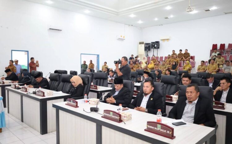 DPRD Madina Setujui Ranperda Pertanggungjawaban Pelaksanaan APBD 2025