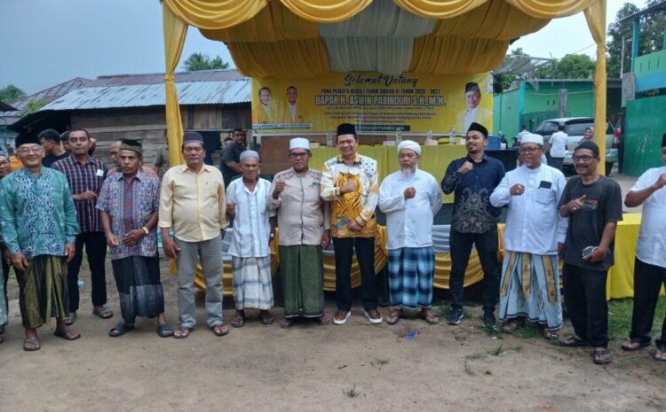  Aswin  Parinduri Reses di Mompang Julu, Warga Usulkan Perbaikan Jalan, Masjid dan Kelangkaan Pupuk