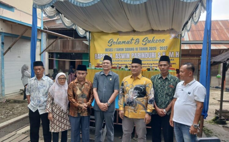  Reses Aswin Parinduri di Saipar Dolok Hole, Warga Usulkan Lanjutan Jalan Provinsi dan Atasi Kelangkaan Pupuk