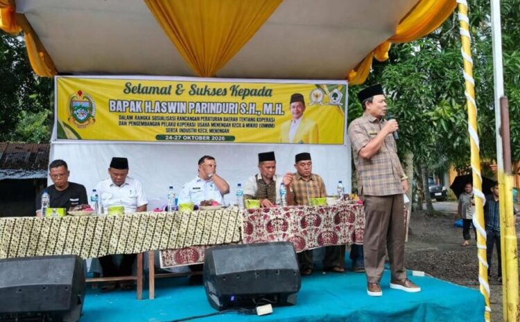 Sosper Koperasi dan UMKM, Anggota DPRD Sumut Dorong  Perkembangan UMKM di Barumun