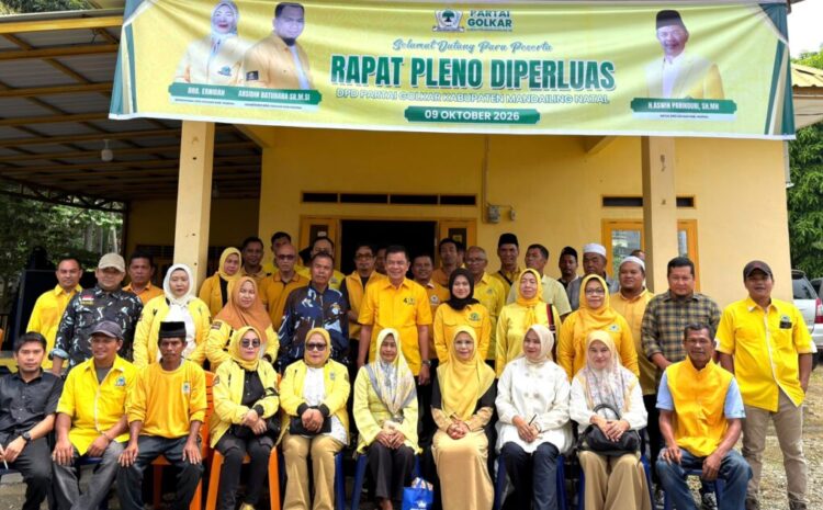 Musda Golkar Madina Terbuka bagi Semua Kader