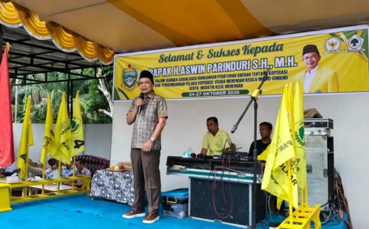 Aswin Parinduri Dorong Penguatan Modal dan Akses Pasar di Lubuk Barumun
